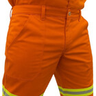Uniforme Eletricista Calça Nr10 Metade Elástico Faixa Refleti