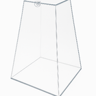 Urna Pirâmide De Acrílico 25 Cm X 25 Cm X 30 Cm / 3 Mm