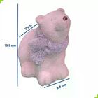 Urso Sentado Kutup Em Cerâmica 1pc 11x9,8x13,5 Cm Decoração D