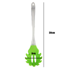 Utensilio De Cozinha Kit 3 Peças Espatula Escumadeira Colher