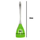 Utensilio De Cozinha Kit 3 Peças Espatula Escumadeira Colher