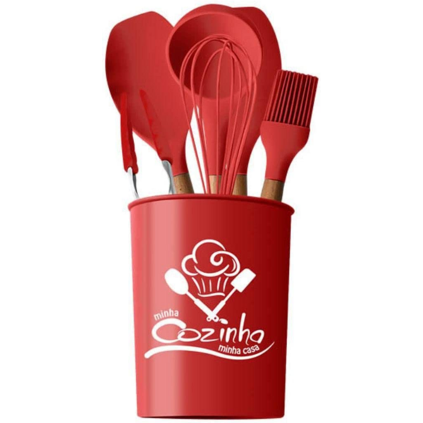 Utensílios De Cozinha Domésticos Silicone Do Chef Completo Ve