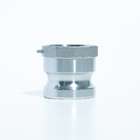 Uv-a Engate Rápido Adaptador Aço Inox 304 Rosca Fêmea Tipo Ca