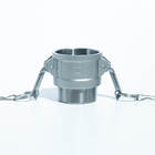 Uv-b Engate Rápido Acoplador Aço Inox 316 Rosca Macho Tipo Ca