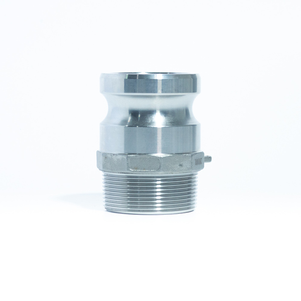 Uv-f Engate Rápido Adaptador Aço Inox 304 Rosca Macho Tipo Ca