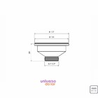 Valvula 4 1/2 New Para Pias E Cubas