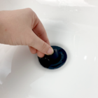 Valvula 7/8 Preto Fosco Tampa Ralo De Pia Lavatório 3cm Aço I