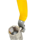 Válvula  Esférica  Alavanca 1/2  F X F Para Gás Tudogás