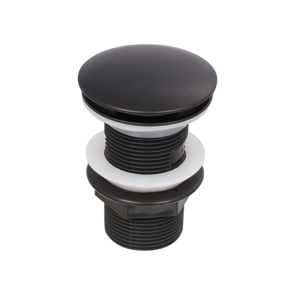 Válvula  Ralo Click Lavatório Pia Cuba  - Preta