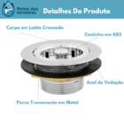 Válvula Americana 3.1/2 Latão