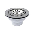 Válvula Americana 4 1/2 Inox E Abs Pia Cozinha Ralo Cozinha F