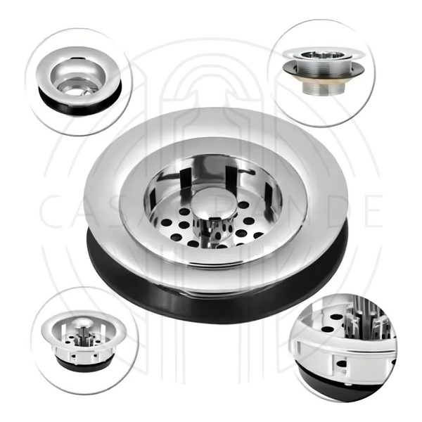 Válvula Americana Escoamento Pia C/ Cesto Leve  Casagrande Mu