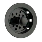 Válvula Americana Para Pias Cozinha Black/preto Metal 3.1/2