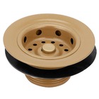 Válvula Americana Para Pias Cozinha Gold/dourado Metal 3.1/2