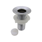 Válvula Banheiro Lavatório Cromado Pia Ralo Cuba ABS