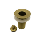 Válvula Banheiro Lavatório Dourada Gold Fosca Metal Luxo