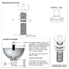 Válvula Banheiro Longa Cuba Sobrepor Escoamento Dourado Luxo