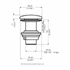 Válvula Banheiro S/l Luxo