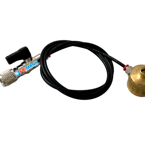 Válvula Base Para Cilindro Descartável De Fluido Refrigerante