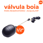 Válvula Bóia 1/2" Para Caixa D'água Acqualimp
