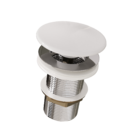 Válvula Click 1 1/4 Inox C/tampa Cerâmica - Fabribam Branco B