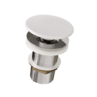 Válvula Click 1 1/4 Inox C/tampa Cerâmica - Fabribam Branco F