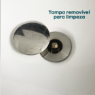 Válvula Click 7/8 Ralo De Pia Cuba Banheiro Escoamento Lavabo