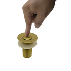 Válvula Click Banheiro Lavatório Dourado Gold Fosco 7/8