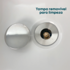 Valvula Click Com Ladrão 7/8 Inox Ralo De Pia Cuba Banheiro C