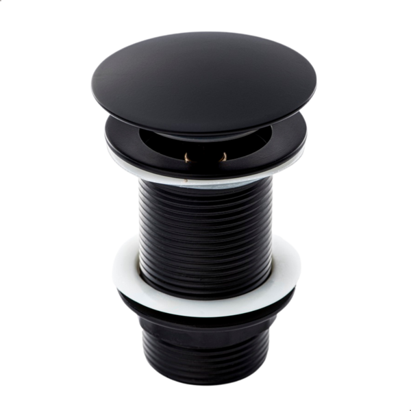 Válvula Click De Inox 1.1/4 (4cm) P/ Cuba Vidro Louça Black