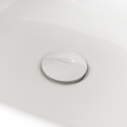 Válvula Click De Inox Para Cubas Com Ladrão (Branca)