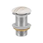 Válvula Click De Louça Para Cubas (mármore Carrara)