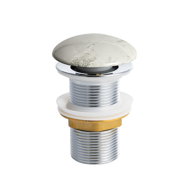 Válvula Click De Louça Para Cubas (mármore Grey)