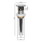 Válvula Click Inteligente Cromado Para Cubas Com Ladrão Pia B