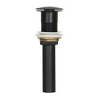 Válvula Click Inteligente Preto Fosco Para Cubas Pia Banheiro