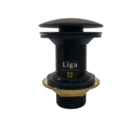 Válvula Click Luxo 7/8 Black Preta Inox Liga