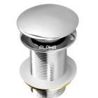 Válvula Click Metal 7/8 Pia Banheiro Lavatório Metal Cromada