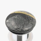 Válvula Click Para Cubas Louça Bela Metais Mármore Nero Gold