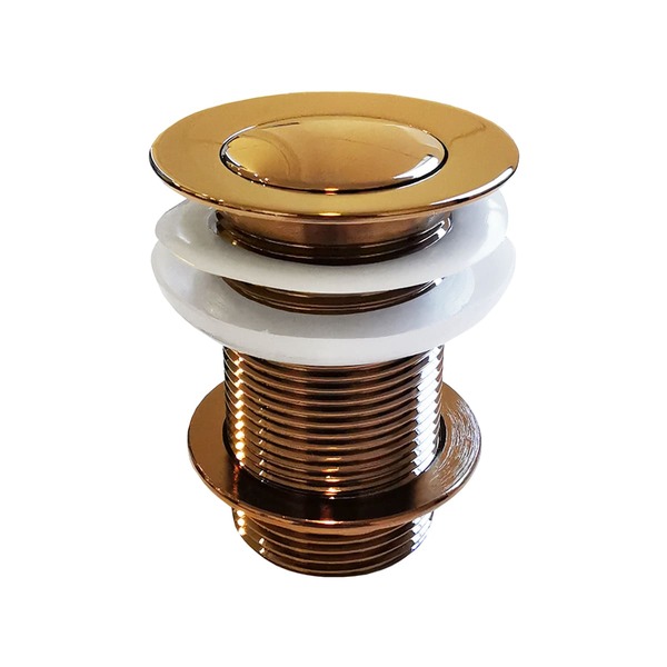 Válvula Click Para Pia De Banheiro Rose Gold Para Cubas Rd 04