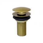 Válvula Click Pop Up Lavatório 7/8 Com Tampa Externa Dourado