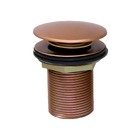 Válvula Click Popup Cuba Tanque 1.1/4 Tampa Externa Red Gold