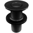 Valvula Click Preta Fosca 7/8 Aço Inox Banheiro Ralo Pia Blac