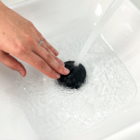 Válvula Click Preta Ralo Pia 7/8 Cerâmica Inox Banheiro 3cm L