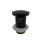 Válvula Click Ralo De Pia Lavatório 1 1/4 Preta Black