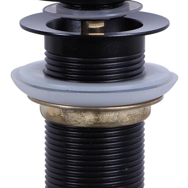 Válvula Click Ralo Inteligente Pia 1/4 E27b Preta Fosco