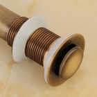Válvula Click Vintage Bronze Antigo para Pias e Cubas F50151B
