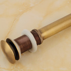 Válvula Click Vintage Retrô Bronze Antigo Pia/cuba/lavabo F50