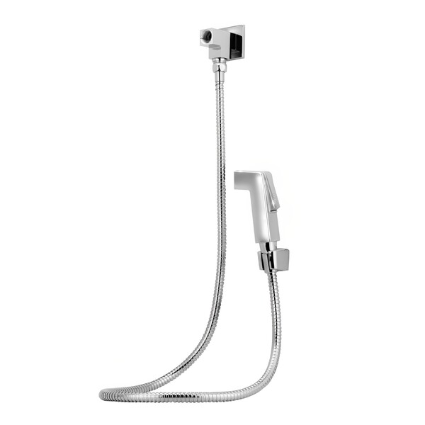 Válvula com Chuveirinho e Mangueira 1,80m Parede Cromado Stoc