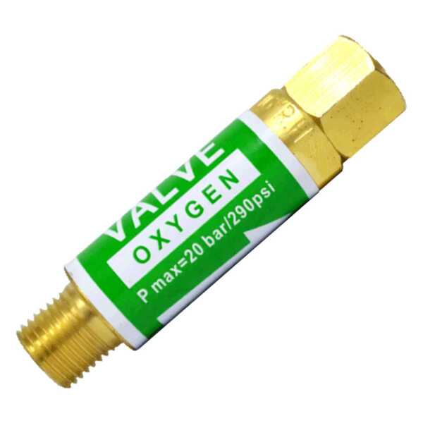 Válvula Corta Chama Oxigênio Maçarico Mo - Galzer