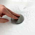 Valvula Cuba Banheiro 1 1/4 Ralo Click Inox Fosco Escovado 4c